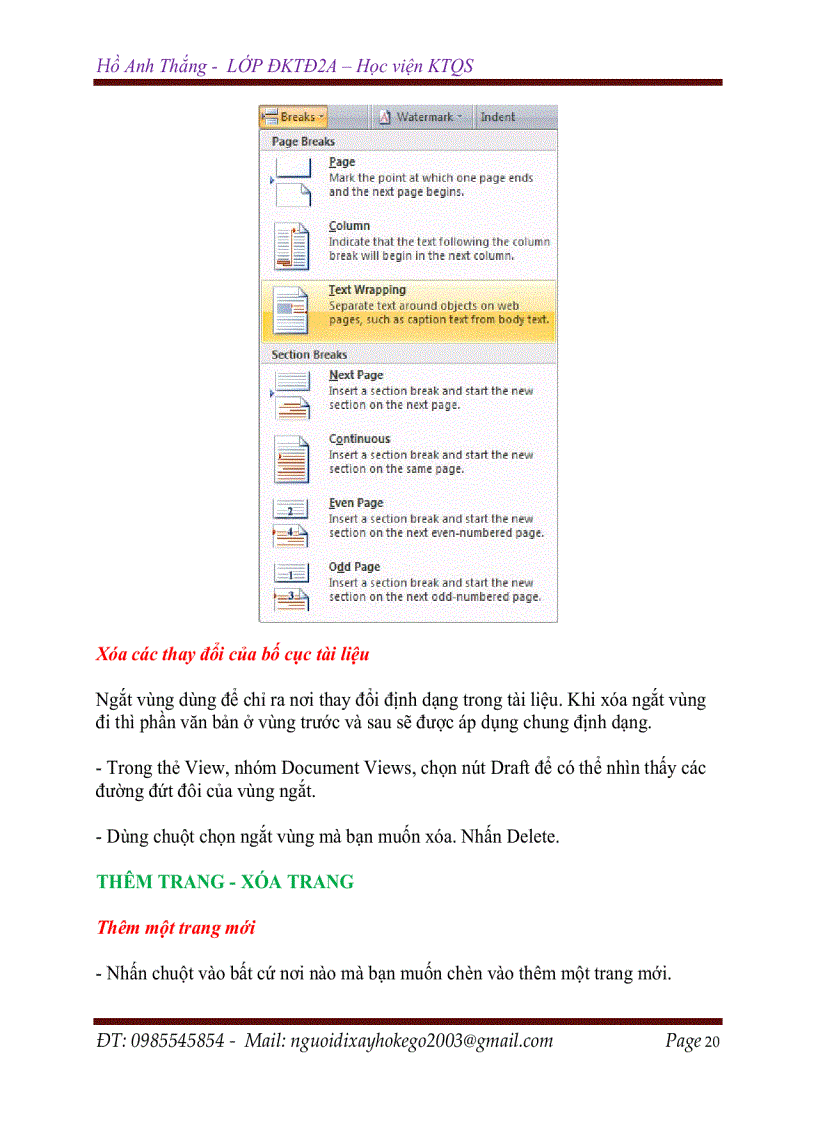 image for page Hướng dẫn office 2007
