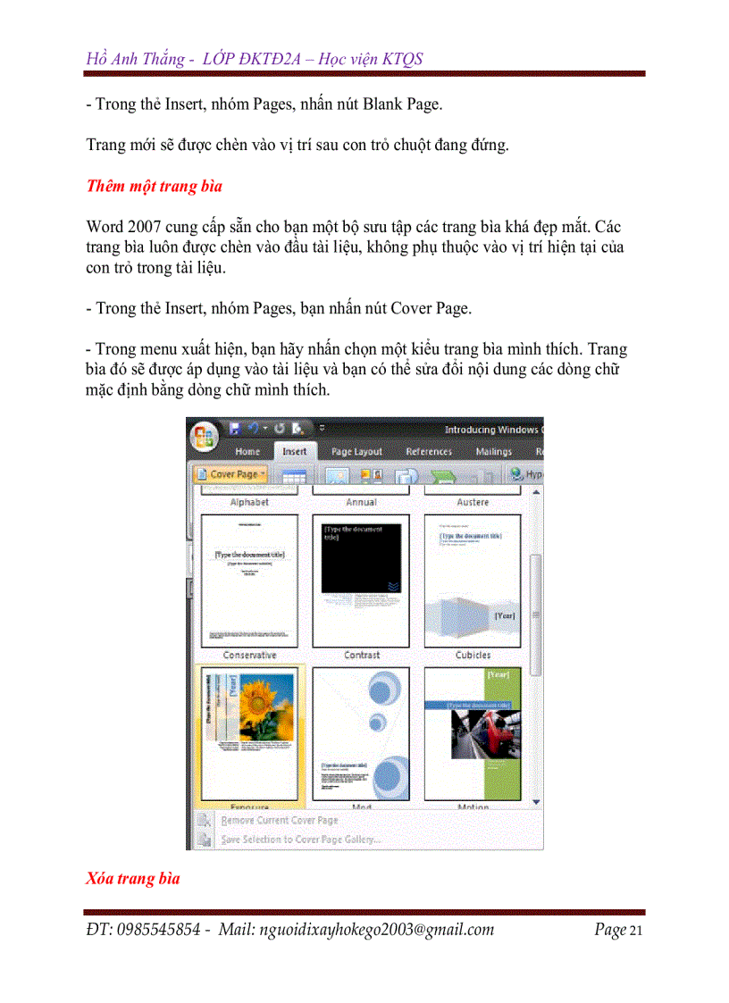 image for page Hướng dẫn office 2007
