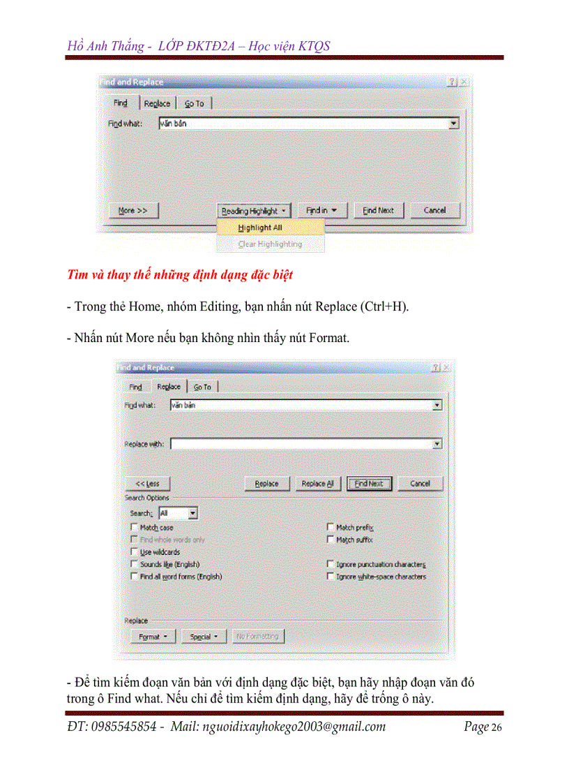 image for page Hướng dẫn office 2007