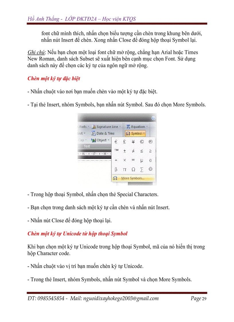 image for page Hướng dẫn office 2007