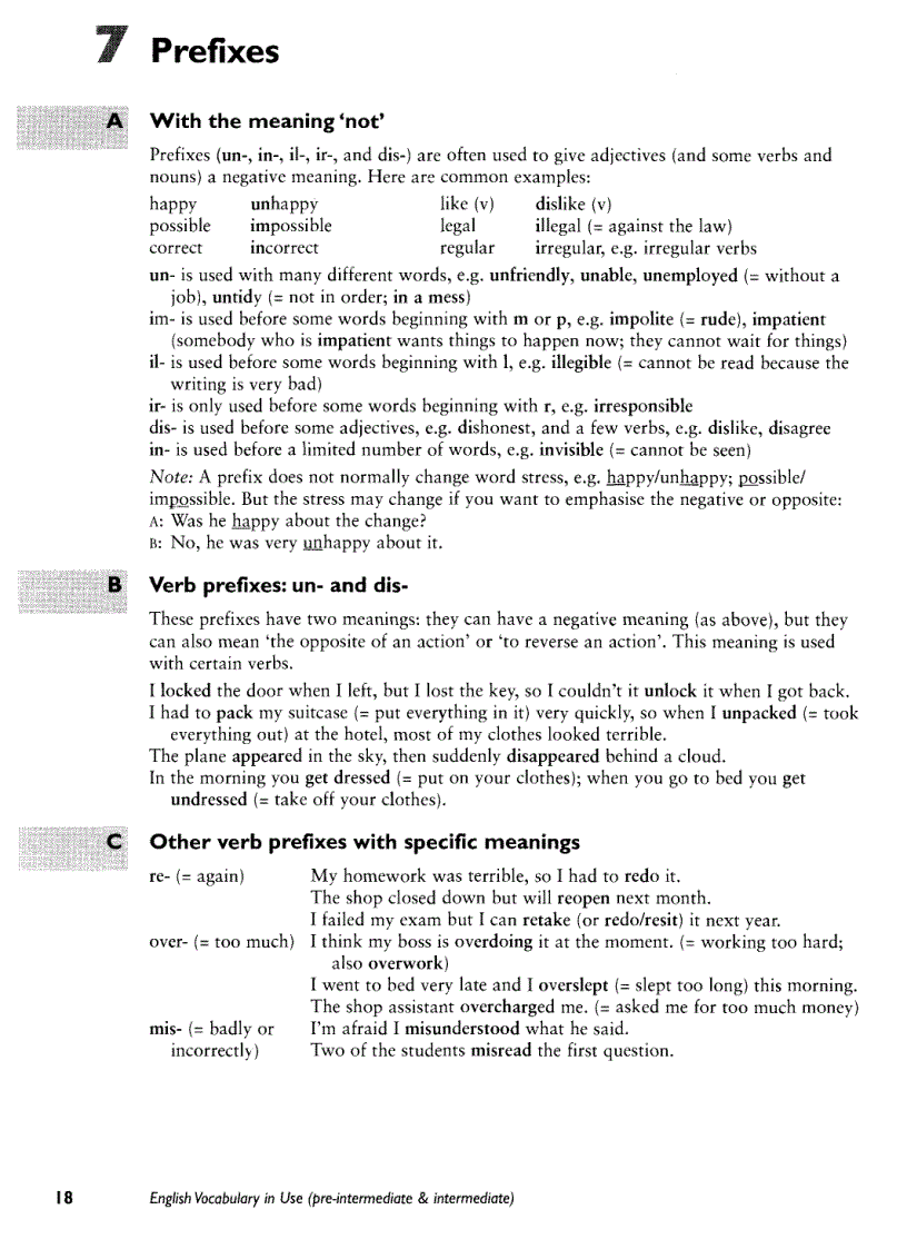 image for page Cambridge English Vocabulary In Use Pre int and In termediate