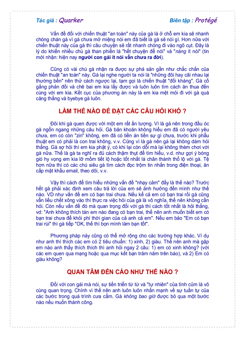 image for page Bí quyết cưa đổ một cô gái