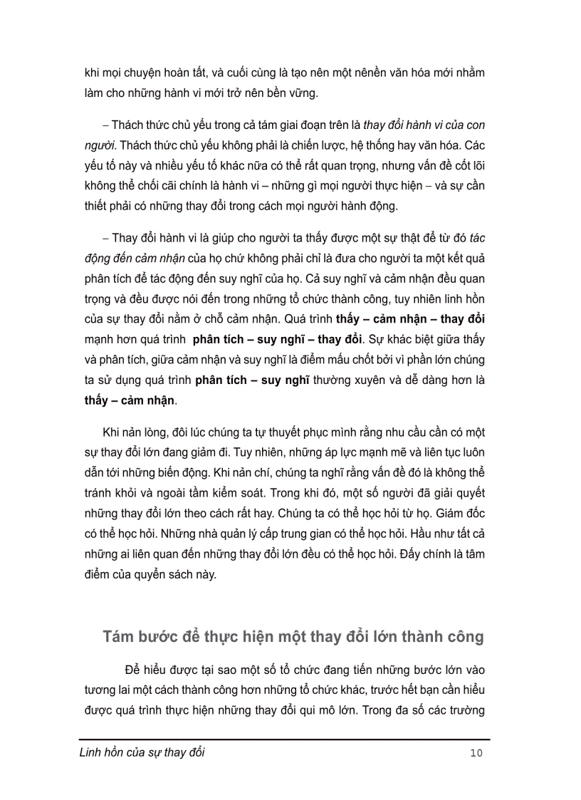 image for page Linh hồn của sự thay đổi