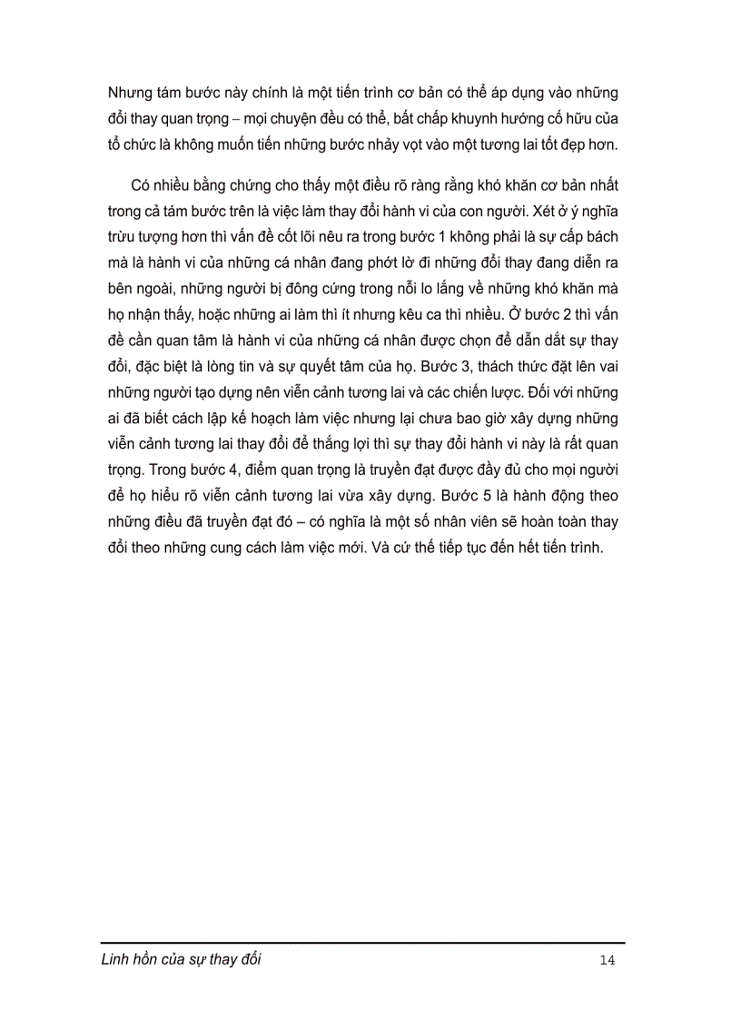 image for page Linh hồn của sự thay đổi