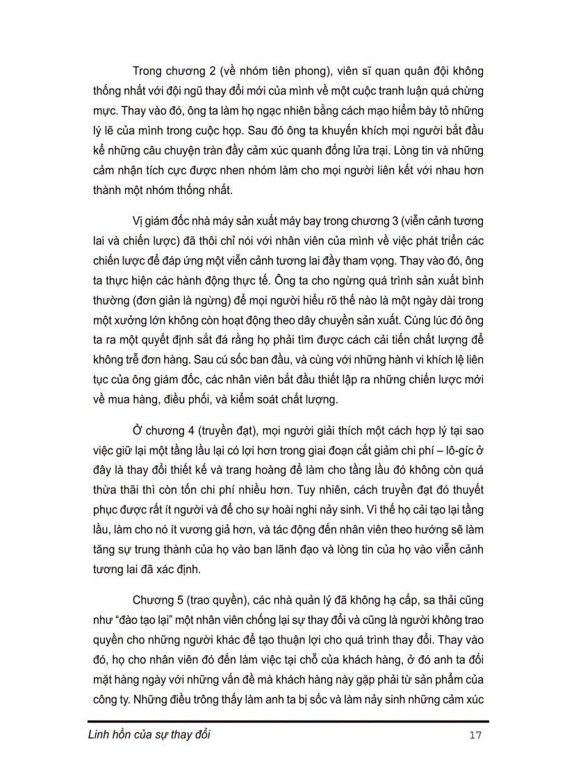 image for page Linh hồn của sự thay đổi