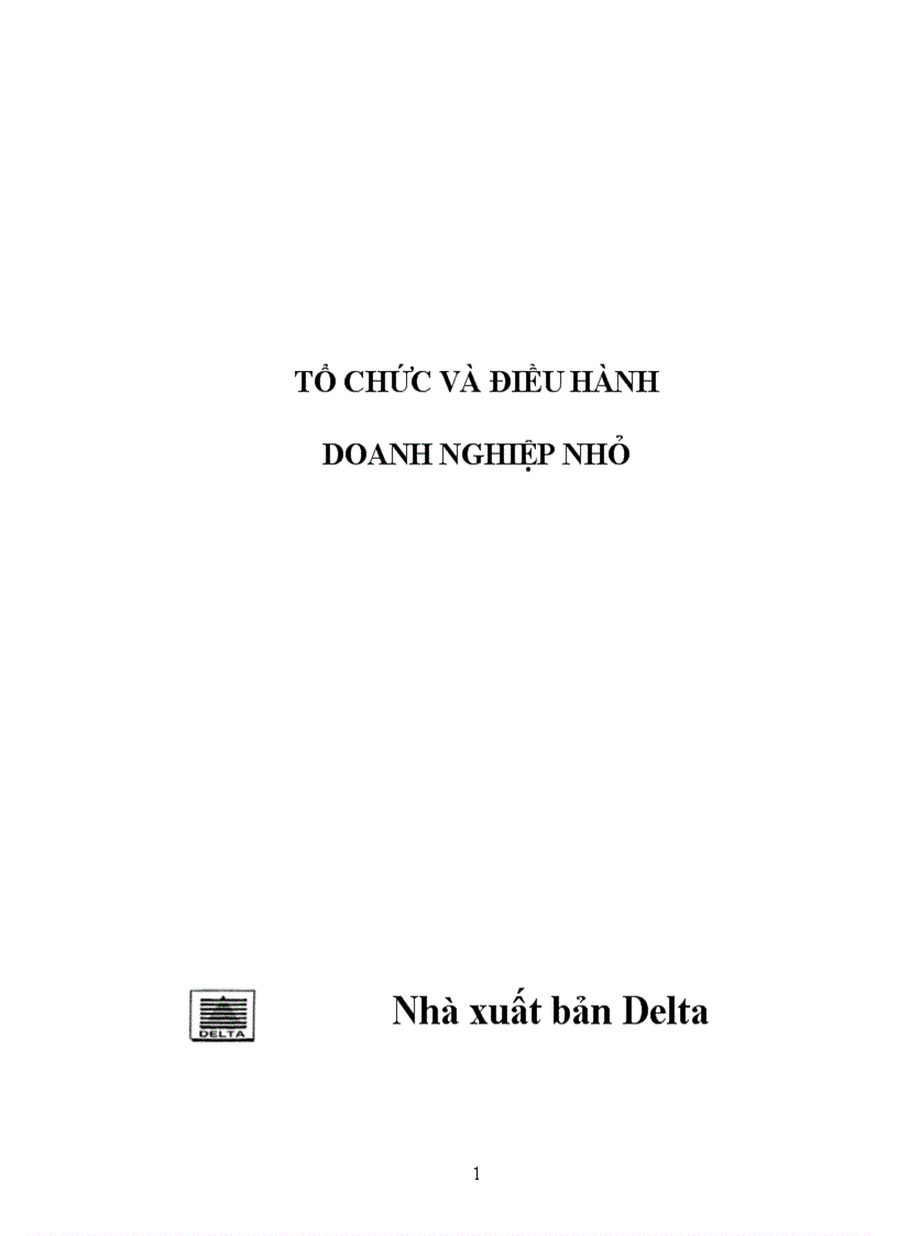 image for page Tổ chức và điều hành doanh nghiệp nhỏ