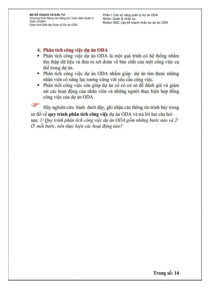 image for page Lập kế hoạch nhân sự dự án oda