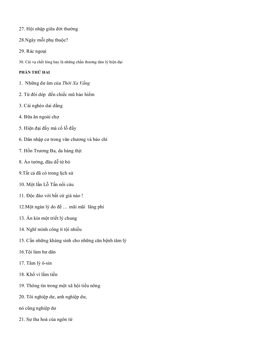 image for page Những chấn thương tâm lí hiện đại