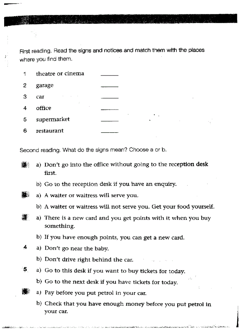 image for page Test your reading