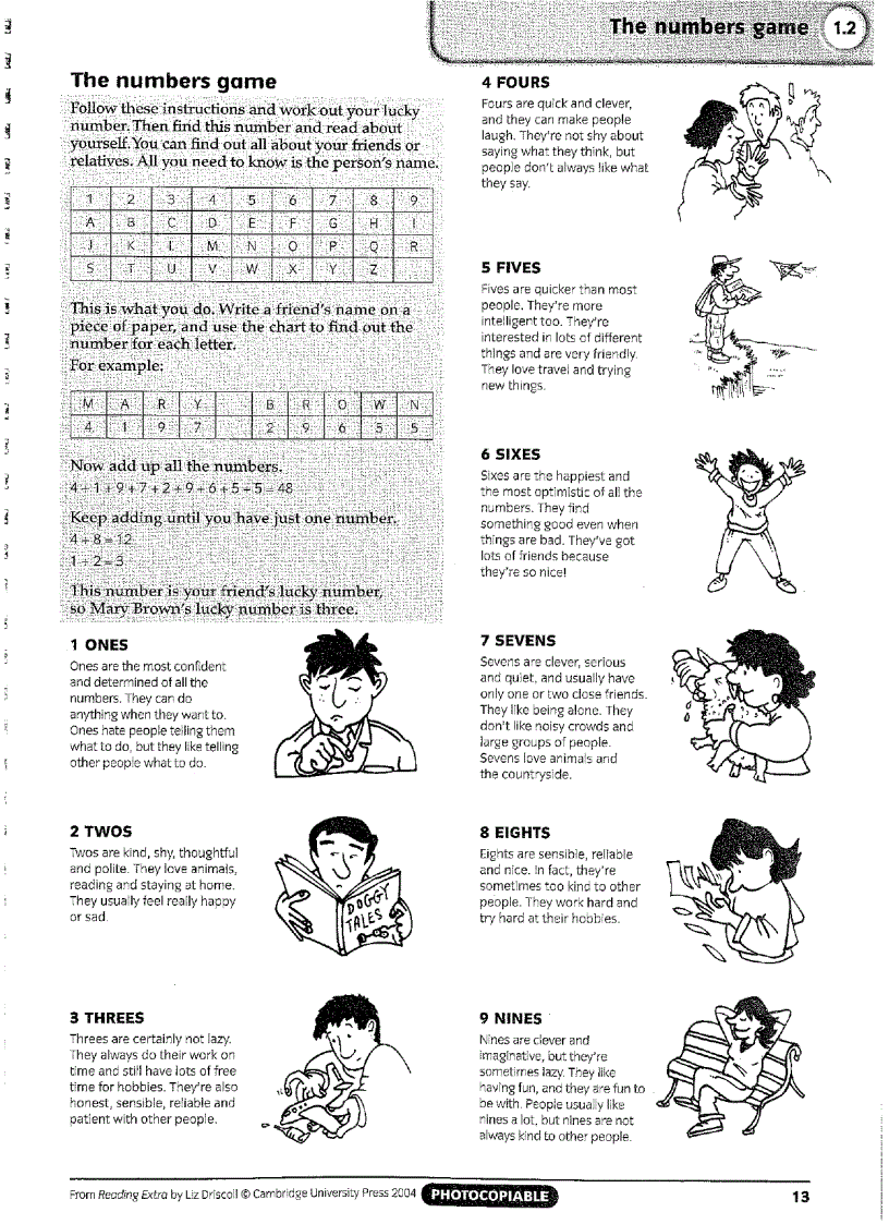 image for page Reading extra