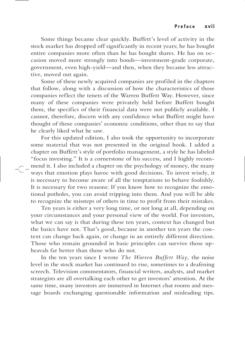 image for page The Warren Buffet s Way