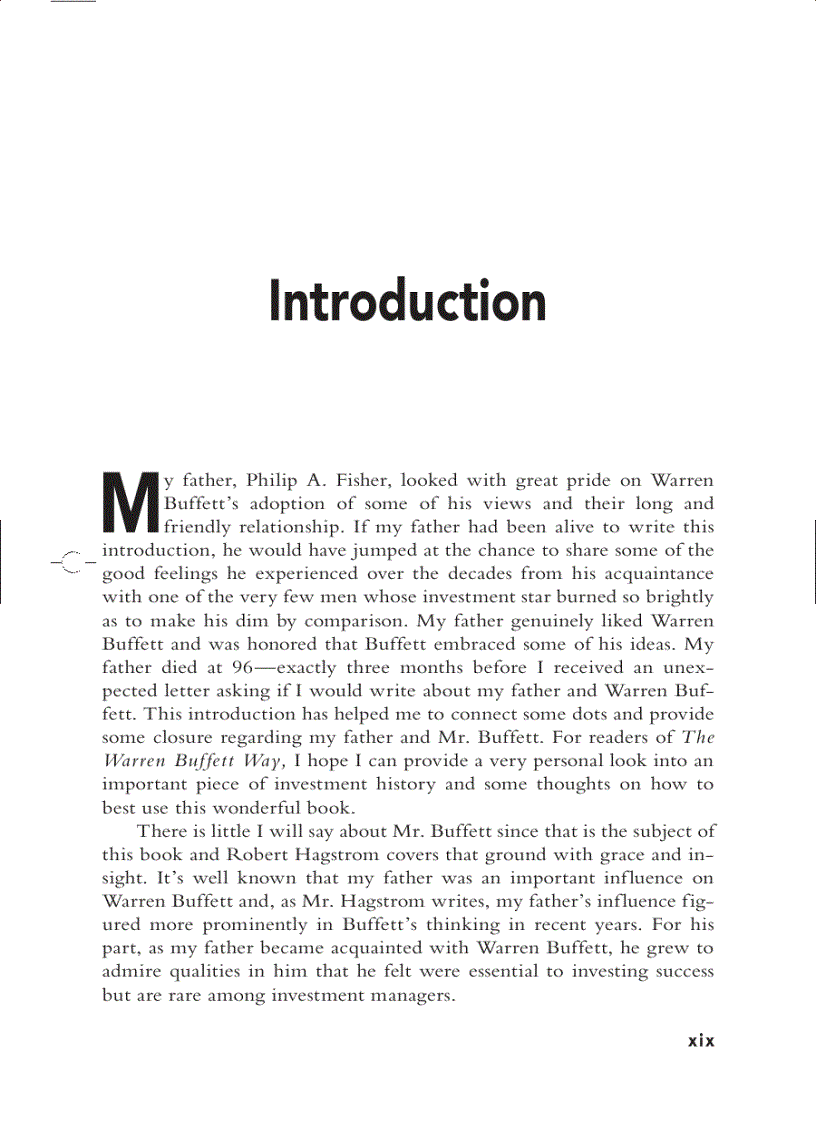 image for page The Warren Buffet s Way