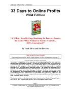 33 ngày lợi nhuận từ Internet