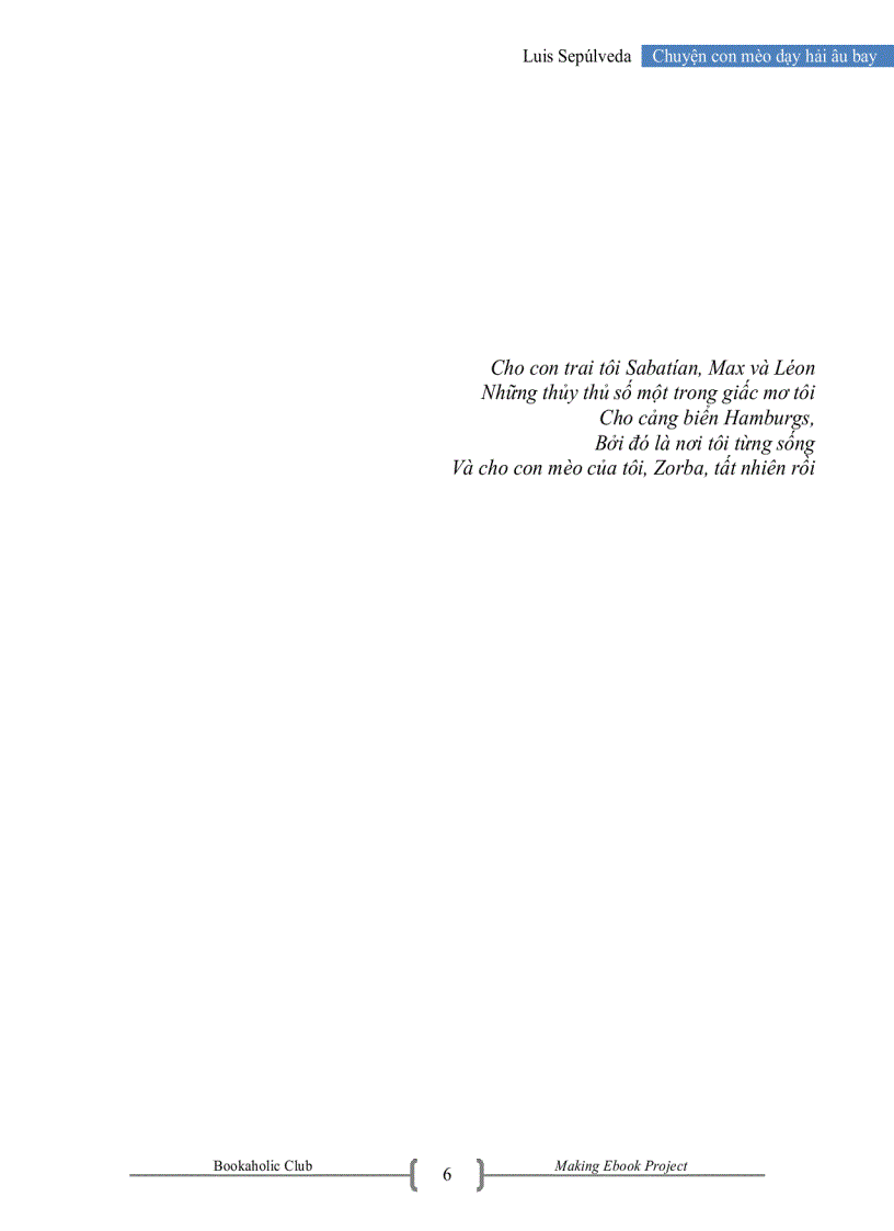 image for page Chuyện con mèo dạy hải âu bay Luis Sepúlveda 1