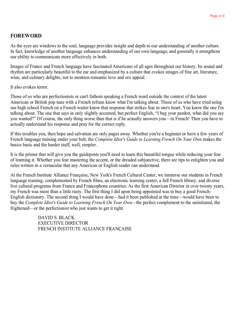 image for page The Complete Idiot s Guide To Learning French On Your Own