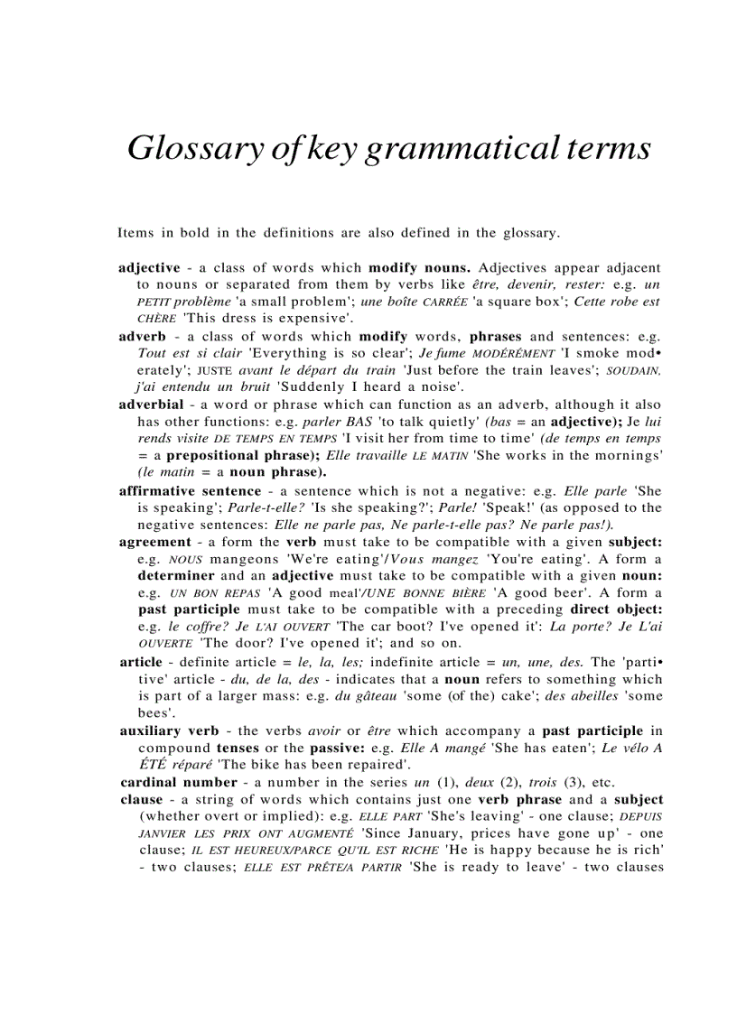 image for page French grammar and usage hawkins towell