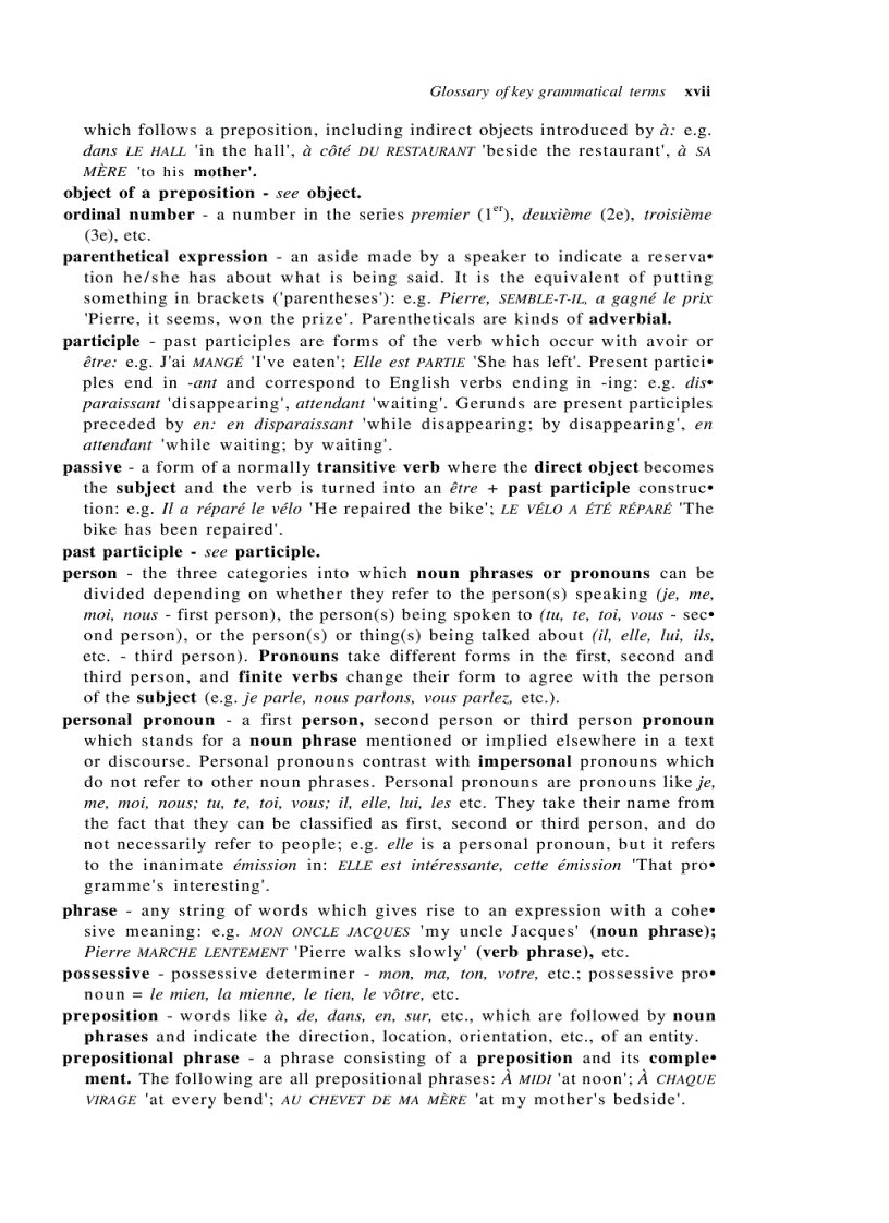 image for page French grammar and usage hawkins towell