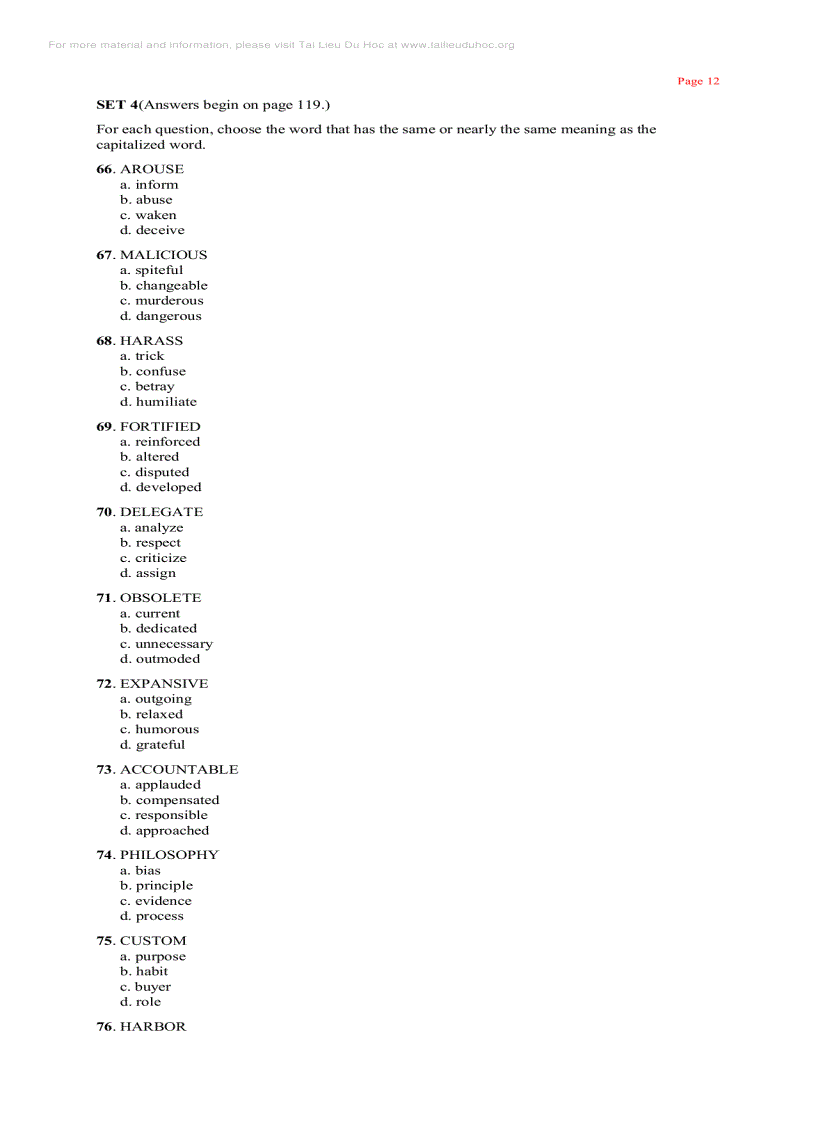 image for page 1001 Vocabulary and Spelling Questions Learning express