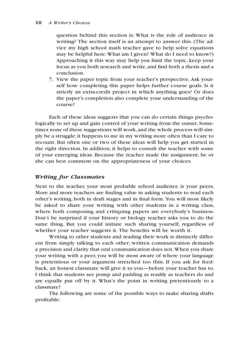 image for page College writing A personal approach to academic writing