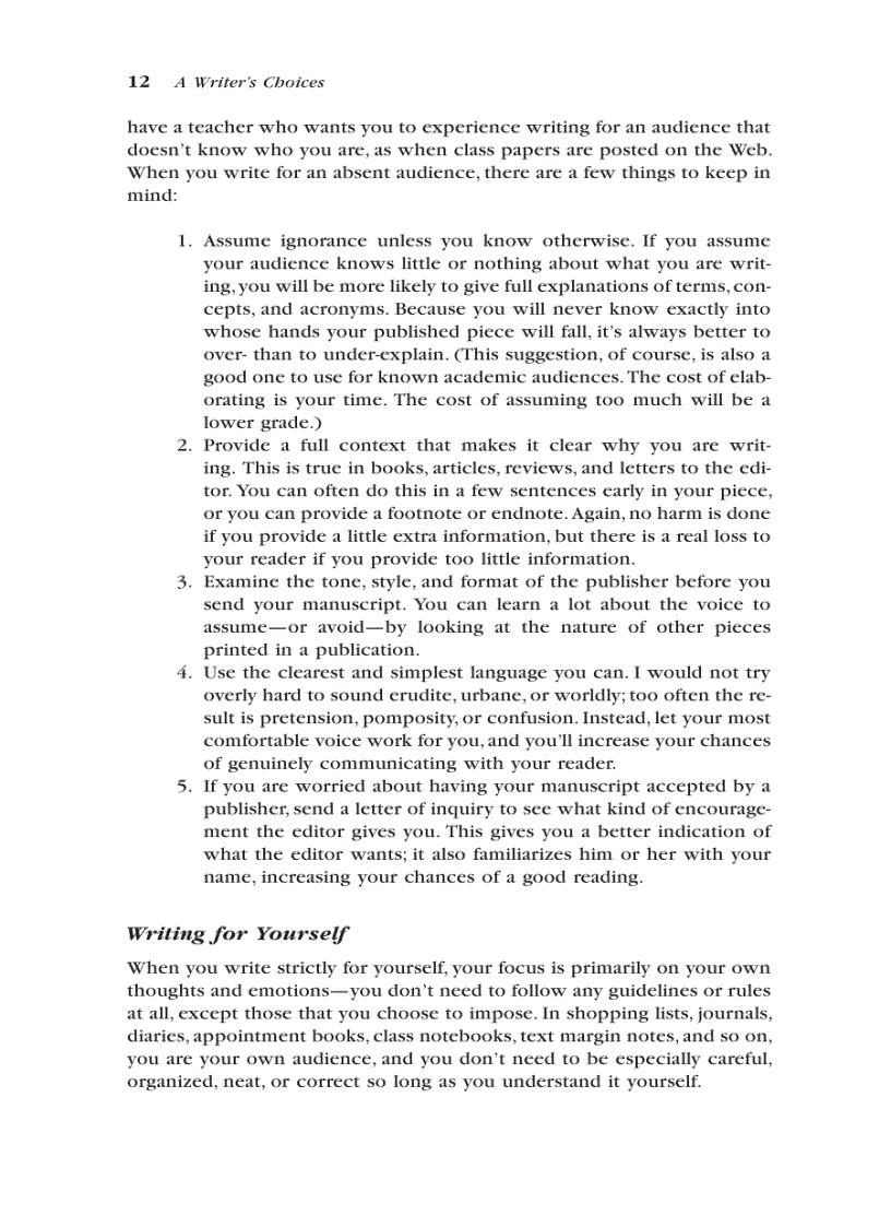 image for page College writing A personal approach to academic writing