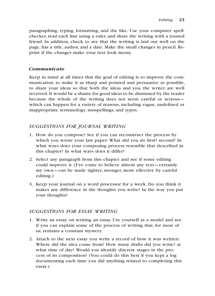 image for page College writing A personal approach to academic writing