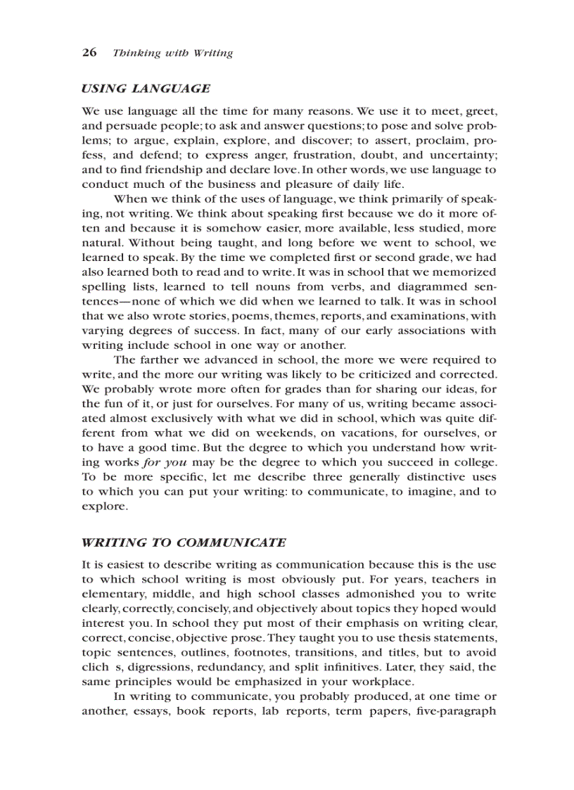 image for page College writing A personal approach to academic writing