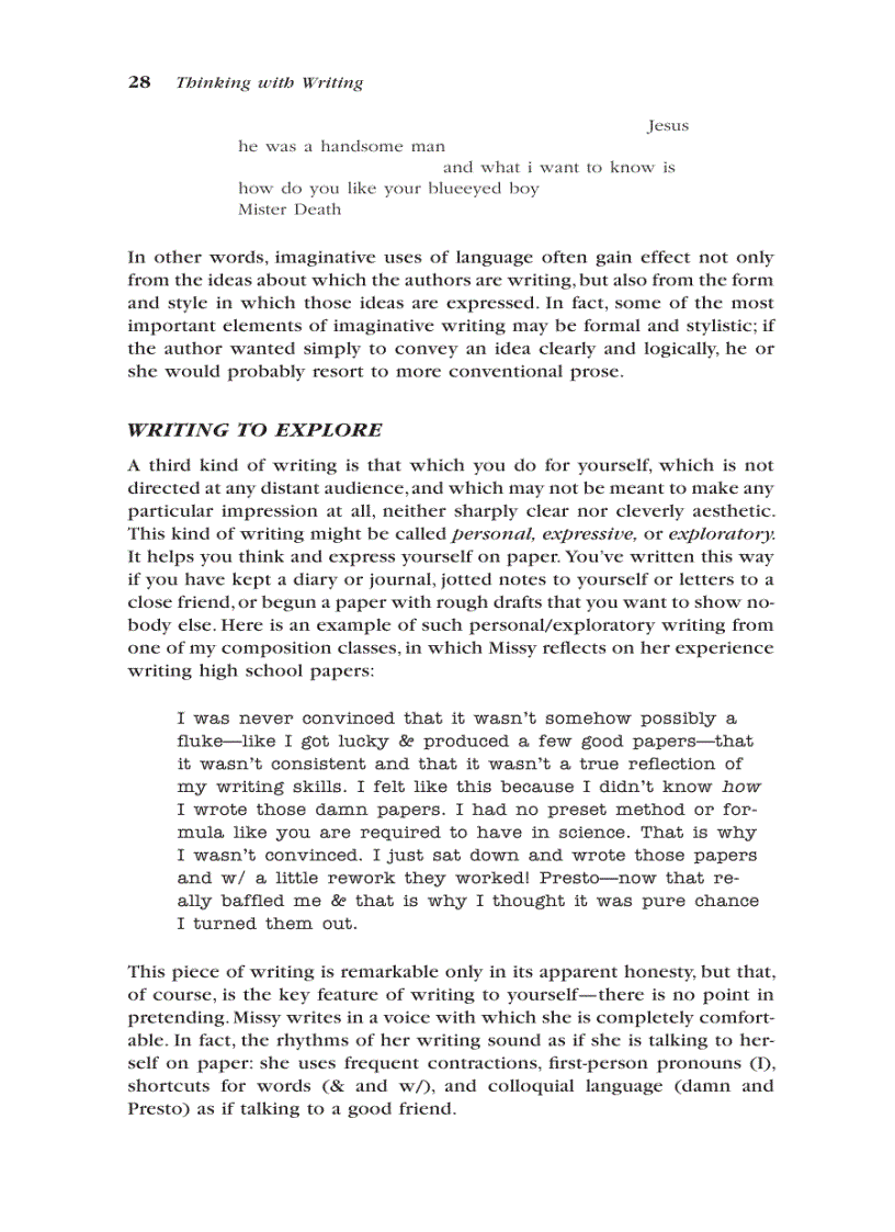 image for page College writing A personal approach to academic writing