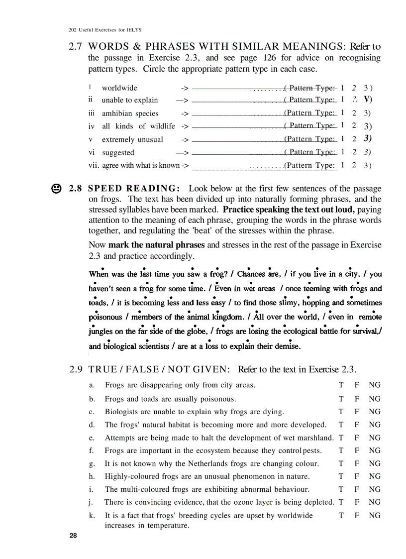 image for page 202 useful exercises for IELTS