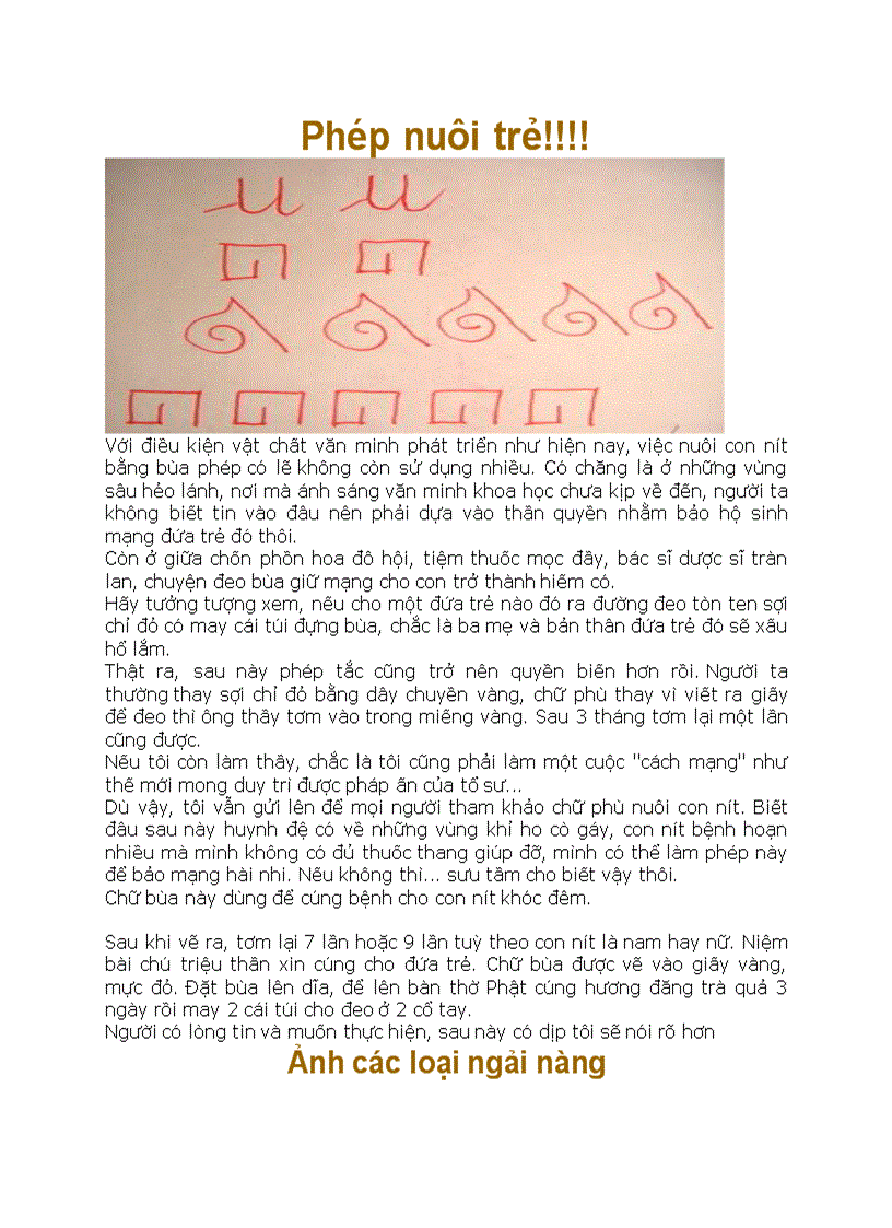 image for page Tìm hiểu về Bùa ngải