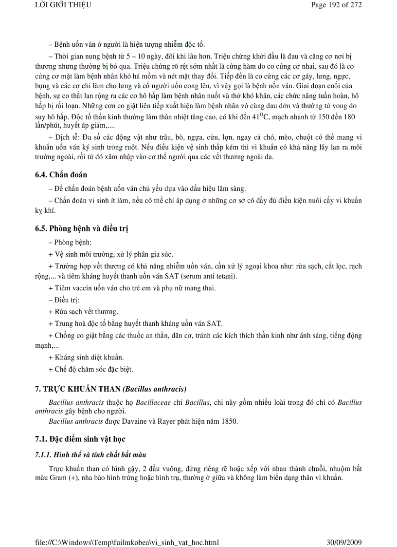 image for page Vi sinh vật học phần 2