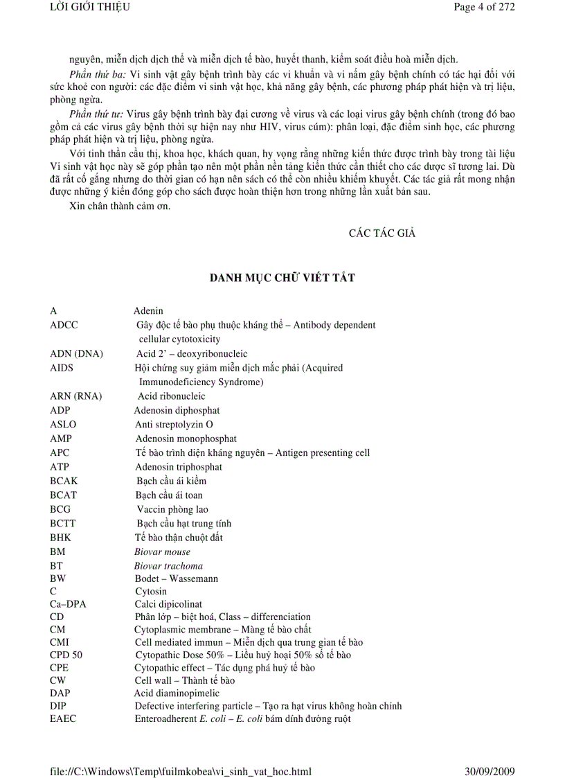 image for page Vi sinh vật học phần 1