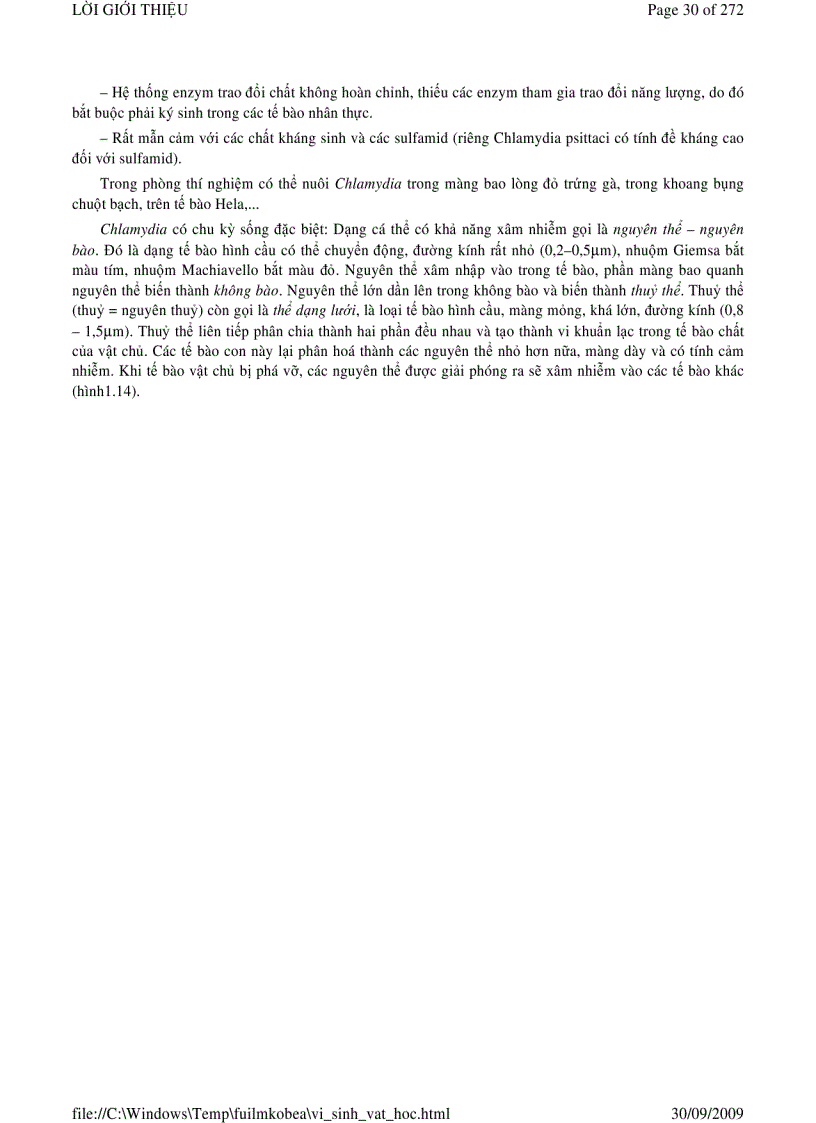 image for page Vi sinh vật học phần 1