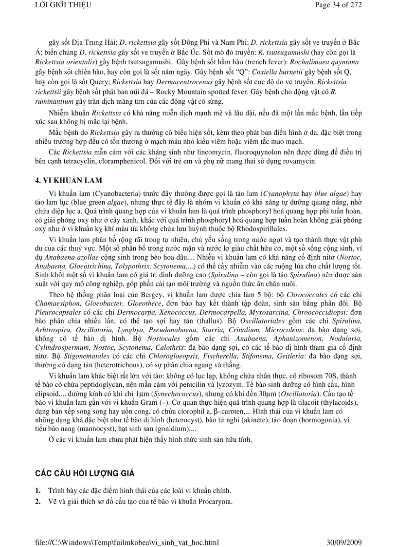 image for page Vi sinh vật học phần 1