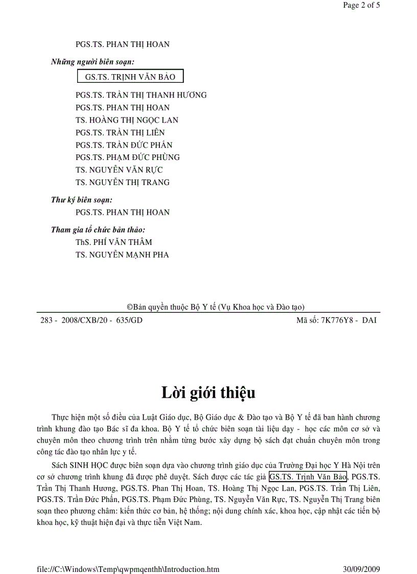 image for page Sinh học phần 1