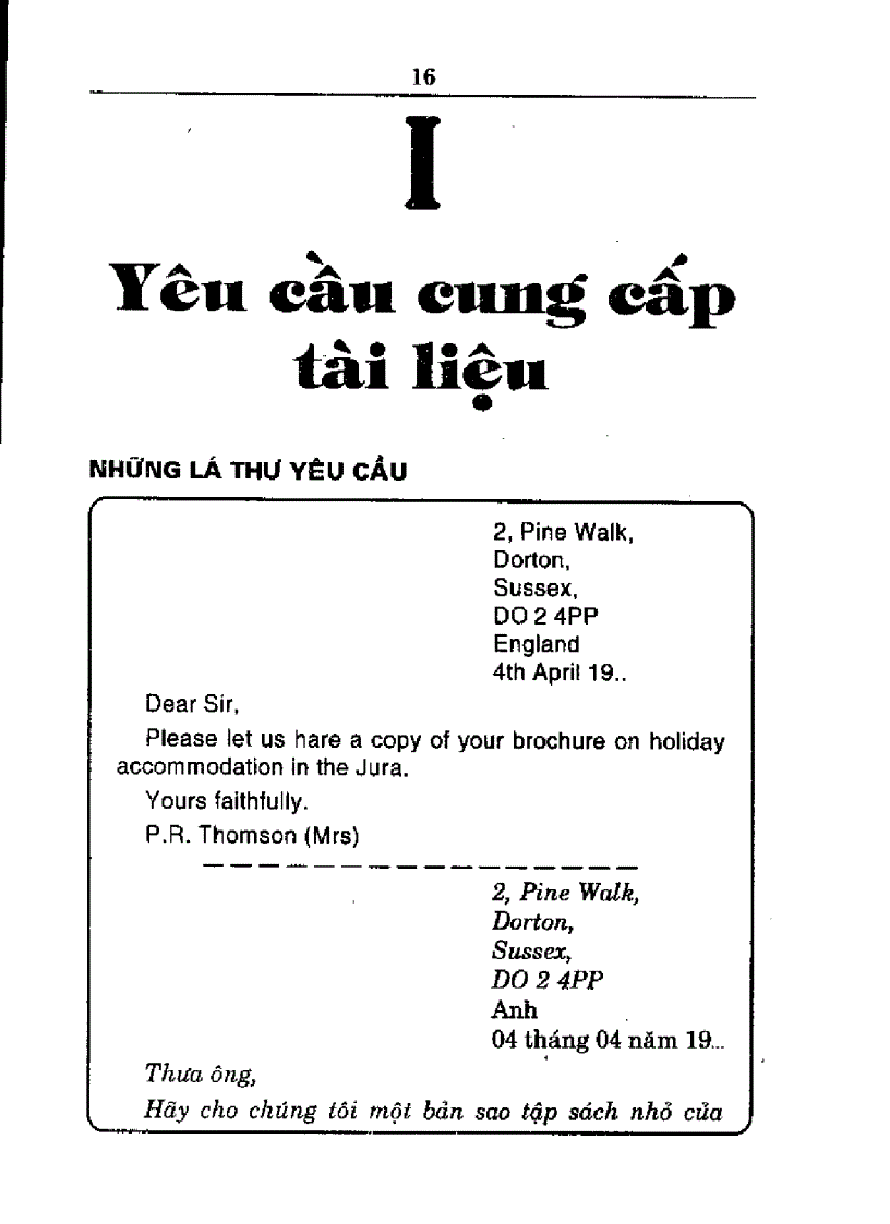 image for page Hướng dẫn đọc và viết thư bằng tiếng Anh