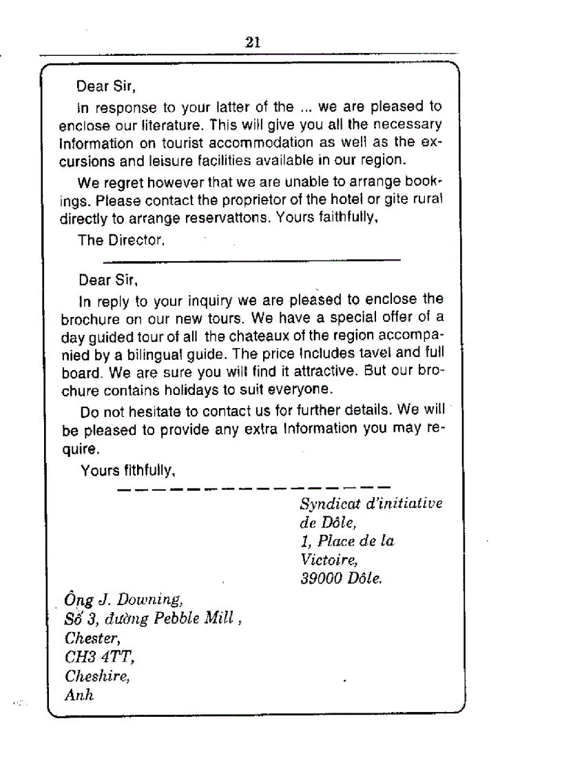 image for page Hướng dẫn đọc và viết thư bằng tiếng Anh