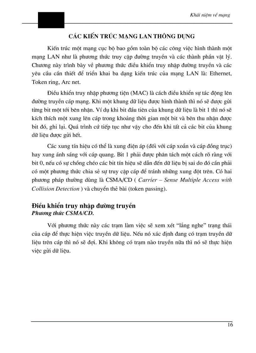 image for page Khái niệm Về Mạng