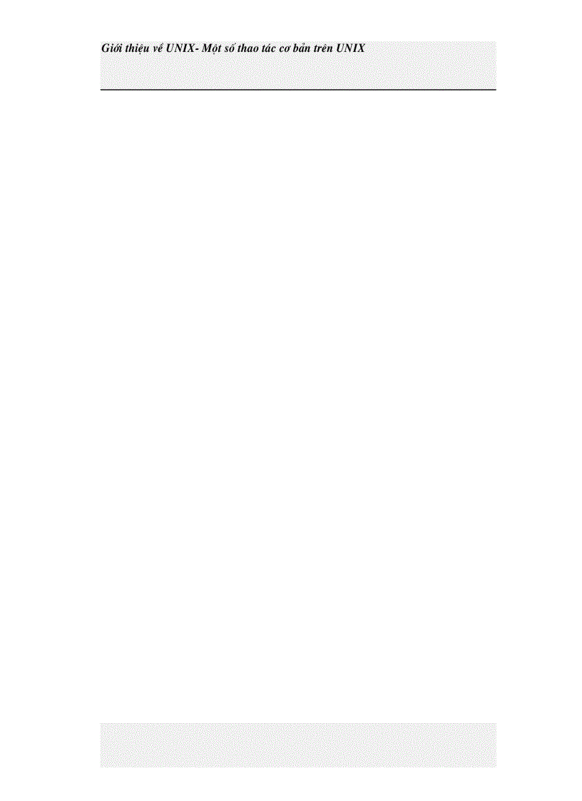 image for page Tổng quan về Unix