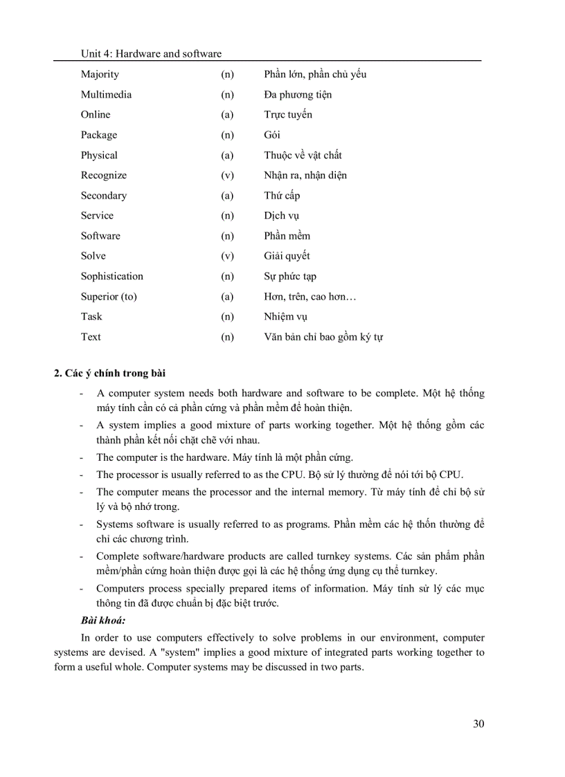 image for page Tiếng Anh chuyên ngành công nghệ thông tin Lý thuyết