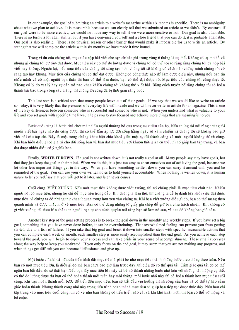 image for page The Road to Success Đường Đến Thành Công