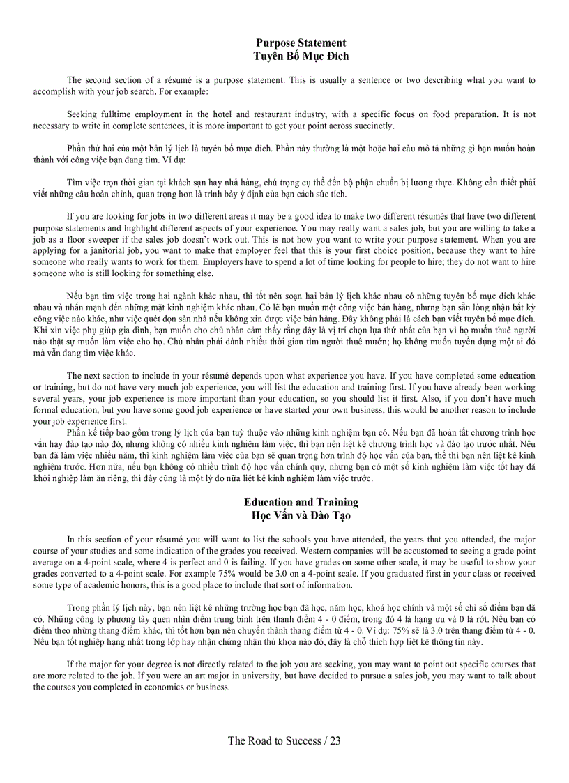 image for page The Road to Success Đường Đến Thành Công