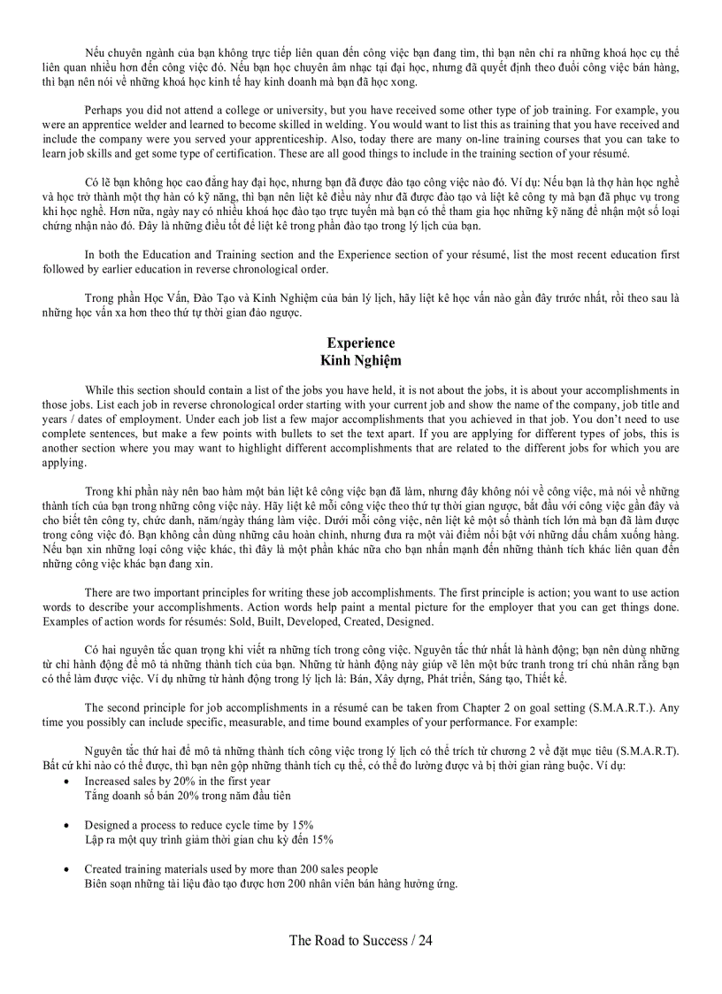 image for page The Road to Success Đường Đến Thành Công