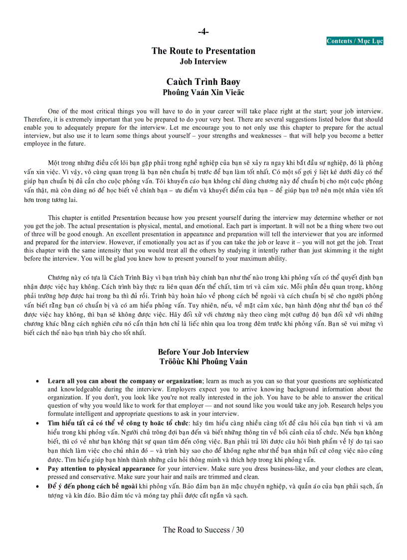 image for page The Road to Success Đường Đến Thành Công