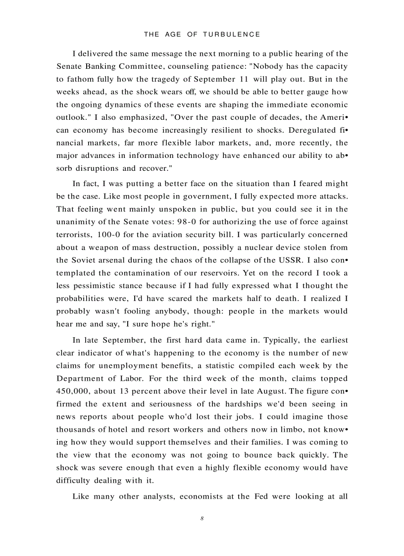 image for page The Age of Turbulence Adventures in a New World by Alan Greenspan