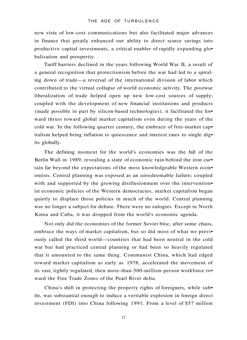 image for page The Age of Turbulence Adventures in a New World by Alan Greenspan