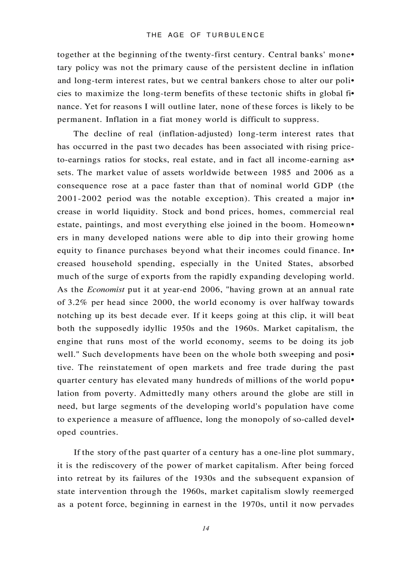 image for page The Age of Turbulence Adventures in a New World by Alan Greenspan