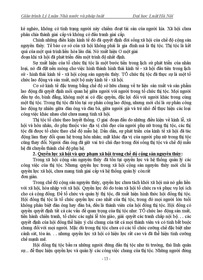 image for page Giáo trình Lý luận Nhà nước và pháp luật ĐH Luật Hà Nội