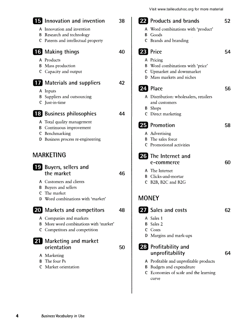 image for page Business Vocabulary In Use Intermidiate Cambridge quyển 1