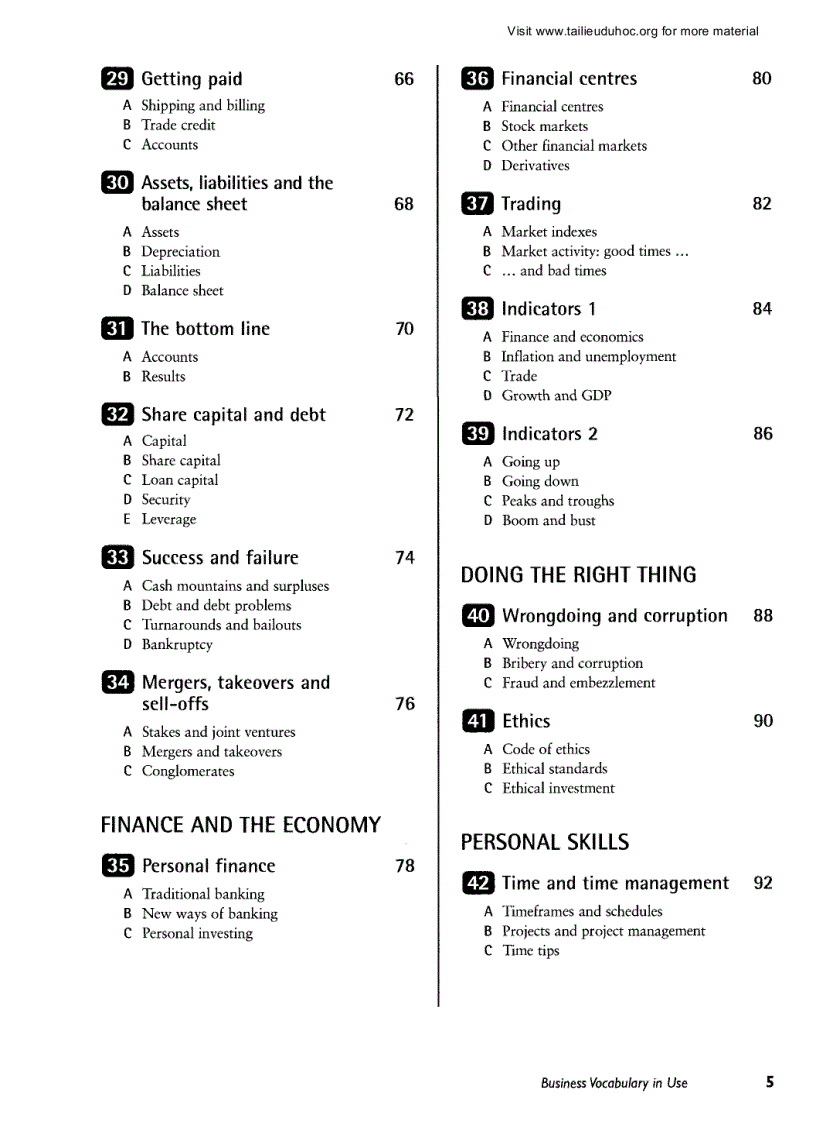 image for page Business Vocabulary In Use Intermidiate Cambridge quyển 1